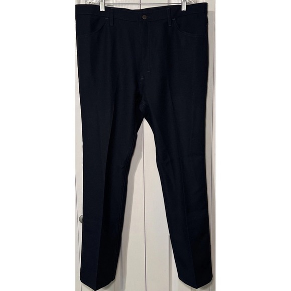 Wrangler Rancher Boot Dress Pant Jeans 82NV Navy Size 40x32, New With Tags - Picture 9 of 12